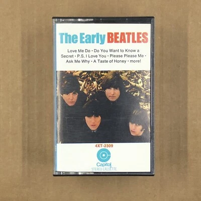 THE BEATLES Cassette Tape EARLY BEATLES 60s Rock Pop LOVE ME DO PLEASE PLEASE ME - Image 1 of 4