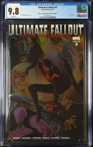 ULTIMATE FALLOUT #4 - Panini Mexico Foil - CGC 9.8 1st Miles Morales Spider-Man - Picture 1 of 2