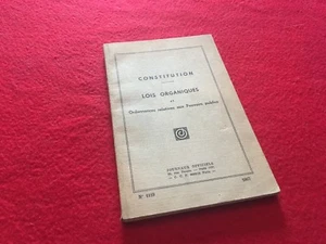 Constitución Lois Orgánico N º 1119 (1967) - Imagen 1 de 1