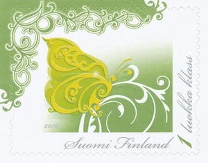 Finland 2010 MNH Personal Stamp - Sweep of Wings of a Butterfly - Picture 1 of 1