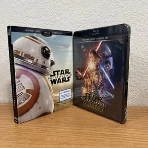 Star Wars: Force Awakens (Blu-Ray/DVD/Digital, 2016) w/ BB-8 Gate-Fold Slipcover - Picture 1 of 14