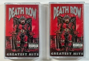 Death Row Greatest Hits 2x Cassette Tape 1996 OG Priority –Snoop, Dre, Pac, Cube - Picture 1 of 6