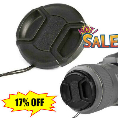 52mm Center Pinch Snap Front Lens Cap Cover For Canon For Niko New • 1.27€