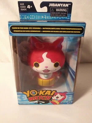BRAND NEW Hasbro Yo-Kai Watch Jibanyan Figure + Glow in the Dark Eye Stickers - Image 1 of 4