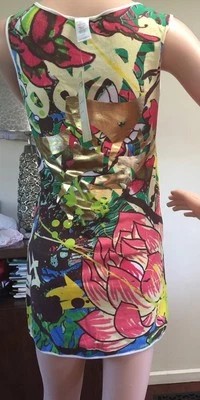 Ed Hardy Girls Dress Top Size XL Fits 10 12 14 Years Old Or Women Size 6 Or 8 - image 1 of 4