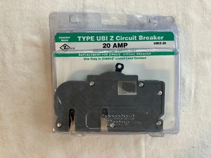 Connecticut Electric UBIZ-20 Type UBI Z Circuit Breaker, 20 Amp Zinsco Q20 - Picture 1 of 3