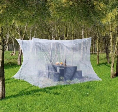 NEU XXL Moskitonetz 300x300x250 cm weiß für Innen Außen Garten Camping Outdoor - Bild 1 von 4