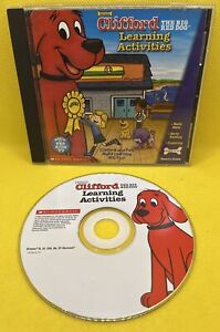 📦 Clifford: The Big Red Dog -Learning Activities (Windows/Mac PC CD-ROM, 2001)