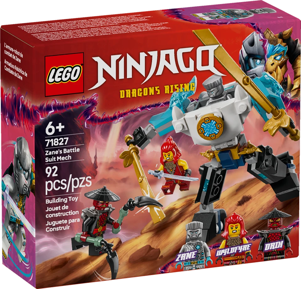LEGO NINJAGO: Zane's Battle Suit Mech (71827)