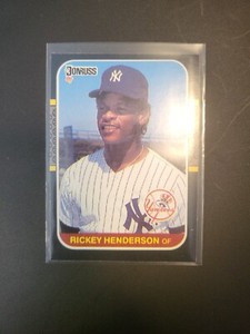 1987 Donruss - #228 Rickey Henderson
