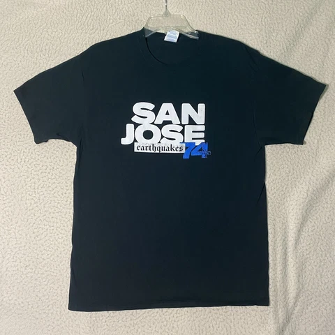 San Jose Earthquakes Soccer Men's Shirt Large Black Sports Cover