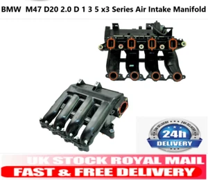 For BMW  M47 D20 2.0 D 1 3 5 x3 Air Intake Manifold UK Stock Next Day Delivery - Picture 1 of 3