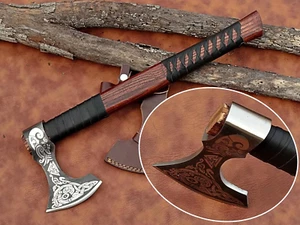 Handmade Viking Axe-Ideal for Collectors & Enthusiasts, Authentic, Artisan-Craft - Picture 1 of 9