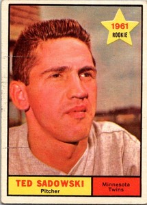 1961 Topps #254 Ted Sadowski NM