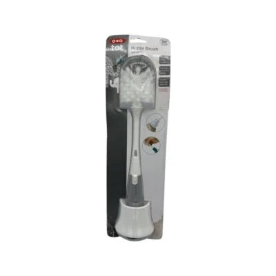 OXO Tot Bottle Brush with Nipple Cleaner and Stand, Gray. ***READ*** - Image 1 of 4
