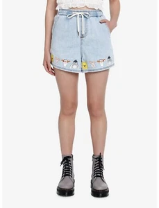NWT disney winnie the pooh faces drawstring Shorts SZ M - Picture 1 of 2