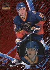 1997-98 (BLUES) Pacific Invincible Red #117 Jim Campbell