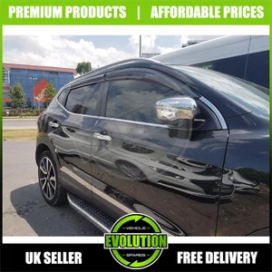 VISERAS DEFLECTORES DE HUMO DE LLUVIA DE VIENTO SE ADAPTAN Nissan QASHQAI J10 06-14 AJUSTE EXTERNO - Imagen 1 de 6