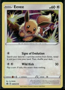 Pokémon SWSH: Sword & Shield Promo Cards #SWSH118 Eevee Holo Promo, NM - Picture 1 of 2