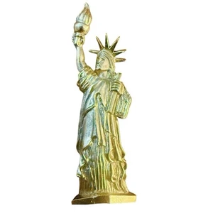 Vintage 1990’s Gold Toned Statue of Liberty Brooch, Pin, 2.5” Long - Picture 1 of 4