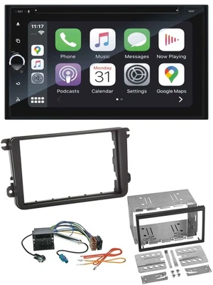 Blaupunkt 2DIN Bluetooth DAB USB DVD MP3 Autoradio für Skoda Fabia Octavia II Ra - Bild 1 von 4