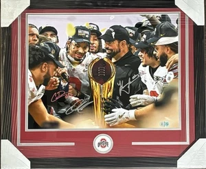 Ohio State Downs Sawyer Judkins Signed Framed 16x20 SWAU COA - Picture 1 of 1