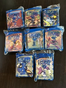 2007 - Legion of Super Heroes Happy Meal Spielzeug Komplettsatz 8 versiegelt und neu - Bild 1 von 9