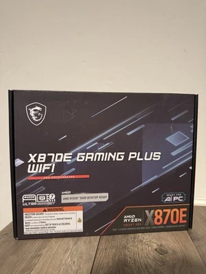 Msi x870e Gaming Plus Wifi AM5 Socket DDR5 - Image 1 of 2