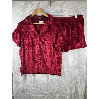 Nicole Miller Pajama 2 Piece Set Women's XL Sleepwear Soft Comfortable - Image 1 of 4