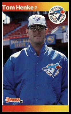 1989 Donruss #385 Tom Henke - Image 1 of 2