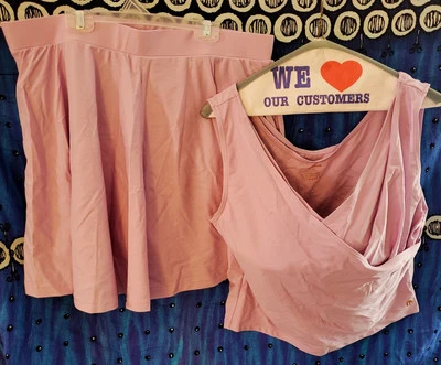 Tankini Top XL Honey Mark Lavanda Albahaca Envolvente y Azúcar Skort Traje de Baño Nuevo sin Etiquetas Foto 1 de 4