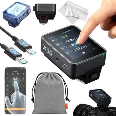 Godox X3 Pro TTL Wireless Flash Trigger for Olympus Panasonic w/ Bluetooth App - Image 1 of 4
