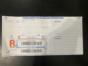LETTRE SUIVIE - REGISTRED LETTER - Picture 1 of 1
