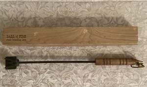 Vtg BALL OF FIRE BBQ Steak Branding Iron R M W "Rare", "Medium" & "Well" - Picture 1 of 4
