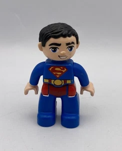 Lego Duplo Building Block Figure Replacement DC Comics SUPERMAN - Picture 1 of 3