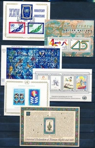 XE55567 United Nations anniversaries sheets XXL MNH - Picture 1 of 1