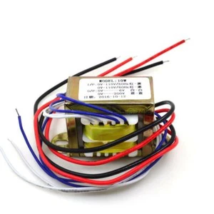 1pcs 10W (10VA )EI Transformer For Tube Preamlifier 0-6V 1A 0-200V 20mA - Picture 1 of 2
