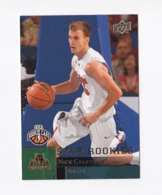 2009-10 Upper Deck Gold #221 Nick Calathes RC Timberwolves Florida Gators - Image 1 of 2