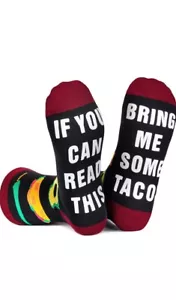 4 Stück. Lustige Taco Socken Geschenke für Männer Frauen - Geburtstagsgeschenke für Jungen und Mädchen... - Bild 1 von 2