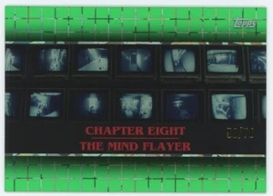 2025 Stranger Things High Tek Mind Flayer #C-16 VERDE #'d 52/75 - Foto 1 di 2