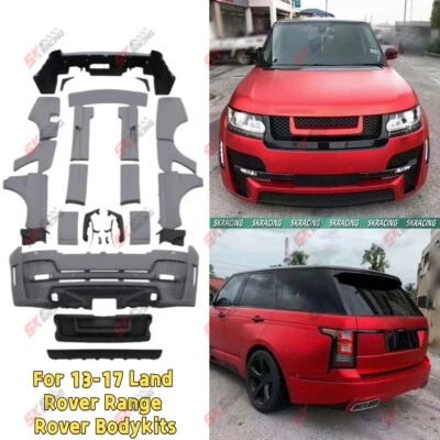 Подходит для Land Rover Range Rover 2013-2017 передний задний бампер крыло широкий обвес - Изображение 1 из 4