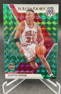 2019-20 Panini Mosaic Salón de la Fama Verde Prizm Scottie Pippen #292 Salón de la Fama - Imagen 1 de 2