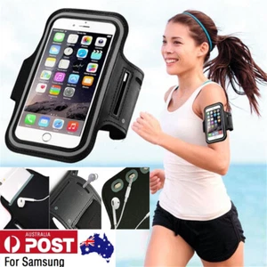 Armband Phone Holder For Samsung S 9 10 20 Plus Note 8 9 10 Sports Case Jogging - Picture 1 of 9