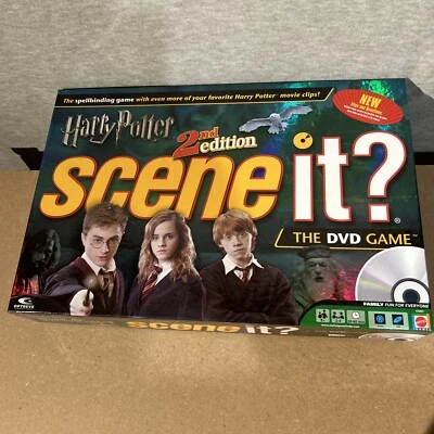 Harry Potter Scene It 2nd Edition DVD Game Family Game Night Complete - Image 1 of 2