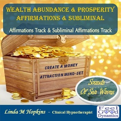 Wealth Abundance & Prosperity Affirmations CD Subliminal Affirmations CD Foto 1 de 4