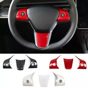 Adhesivo interior de la cubierta del volante apto para Tesla Model 3 Y 2017-2022 - Imagen 1 de 7