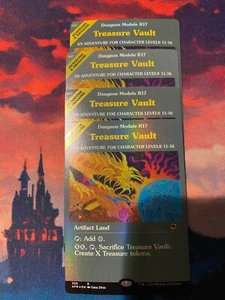Módulo de mazmorra Magic The Forgotten Realms Treasure Vault Magic The Gathering x 4 - Imagen 1 de 1