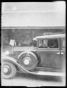 Plaque verre photo ancienne négatif 9x12 cm Renault Vivastella voiture vintage - Photo 1 sur 2