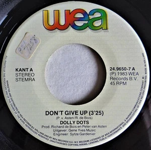 Dolly Dots – Don't Give Up/I Don't Wanna Lose Ya 7" Vinyl Single 1983 24.9650-7 - Picture 1 of 4