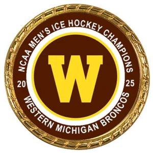 Tribute Coin Western Michigan Broncos 2025 Men's Ice Hockey Champions - Picture 1 of 2
